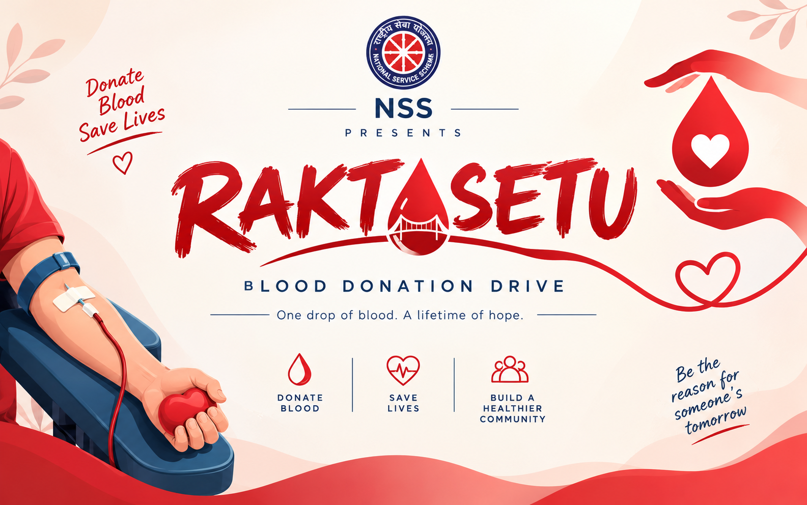 Rotaract Club & NSS: Mega Blood Donation